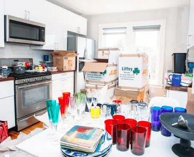 kitchen ready for pack up, top ten favorite moving supplies