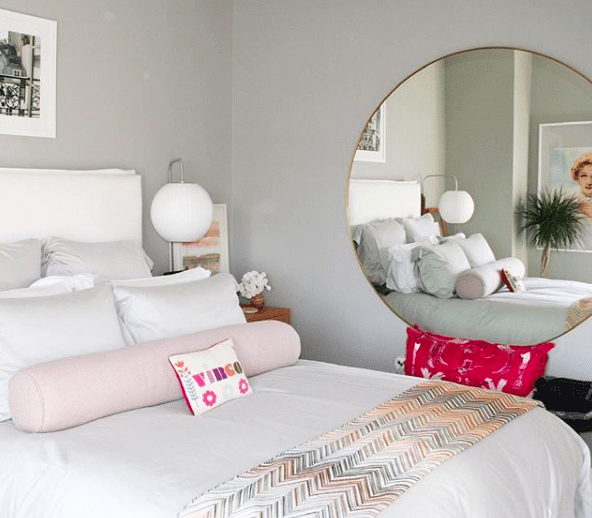 a decluttered bedroom