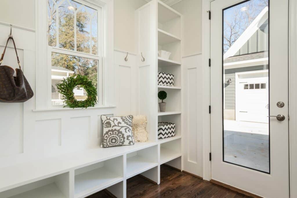 a declutter entryway