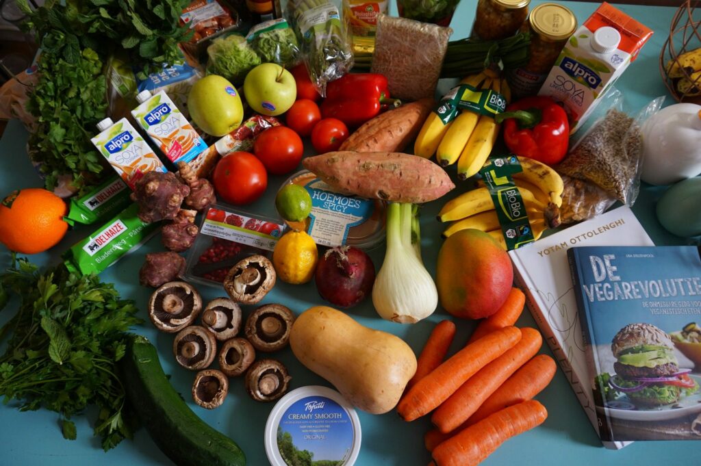 a variety of fresh vegetables on a table