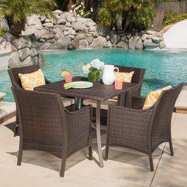 outdoor 4 piece dining set